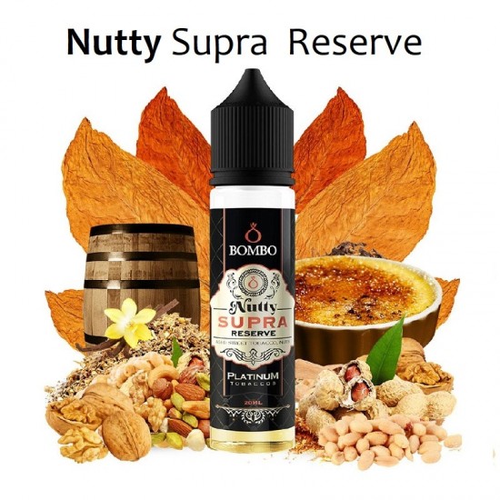 Bombo Platinum Tobaccos Flavor Base Nutty Supra Reserve 15ml to 60ml