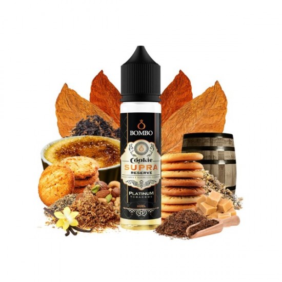 Bombo Platinum Tobaccos Flavor Base Cookie Supra Reserve 15ml to 60ml